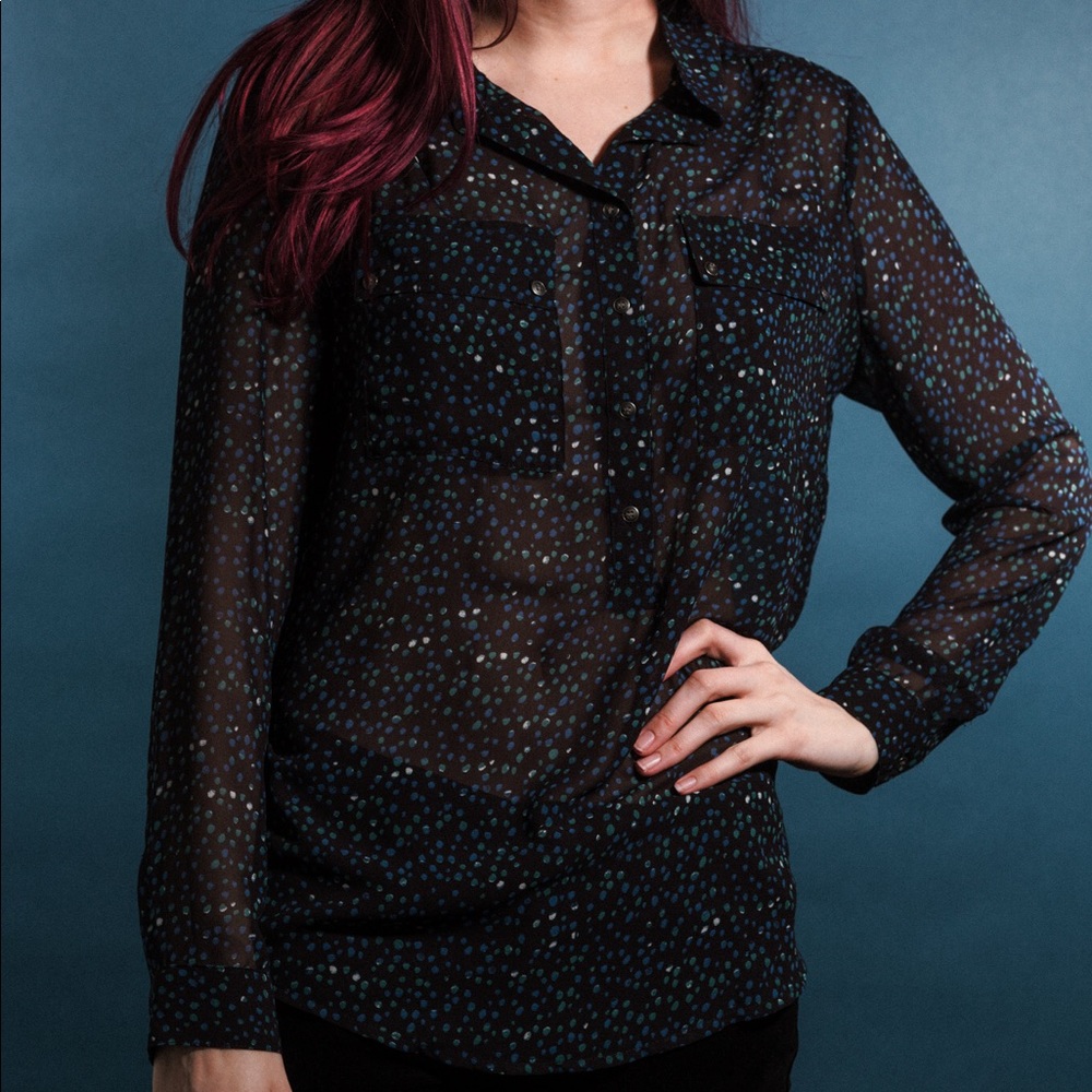 Liz Claiborne Button-Up Top